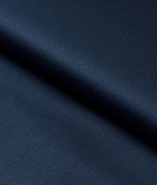 Tresca by Arvind  Giza Cotton Structured Shirting Fabric (Dark Royal Blue)