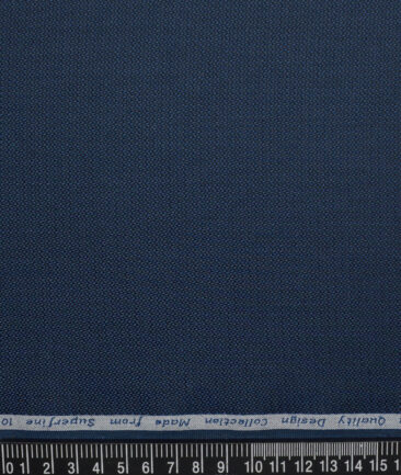 Tresca by Arvind  Giza Cotton Structured Shirting Fabric (Dark Royal Blue)