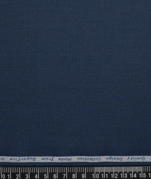 Tresca by Arvind  Giza Cotton Structured Shirting Fabric (Dark Royal Blue)