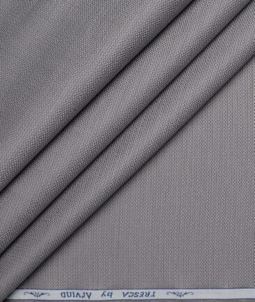 Tresca by Arvind  Giza Cotton Structured Shirting Fabric (Grey)