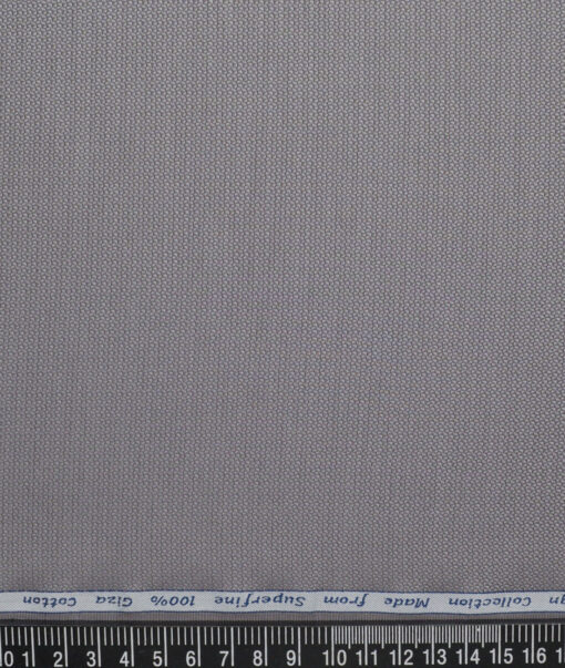 Tresca by Arvind  Giza Cotton Structured Shirting Fabric (Grey)