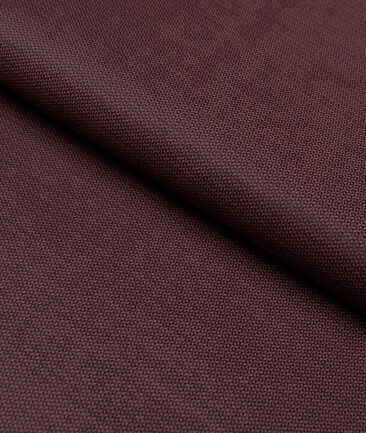 Tresca by Arvind  Giza Cotton Structured Shirting Fabric (Black & Wine)