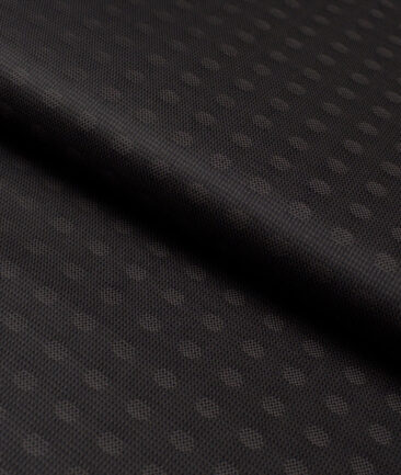 Tresca by Arvind  Giza Cotton Self Design Shirting Fabric (Dark Brown)