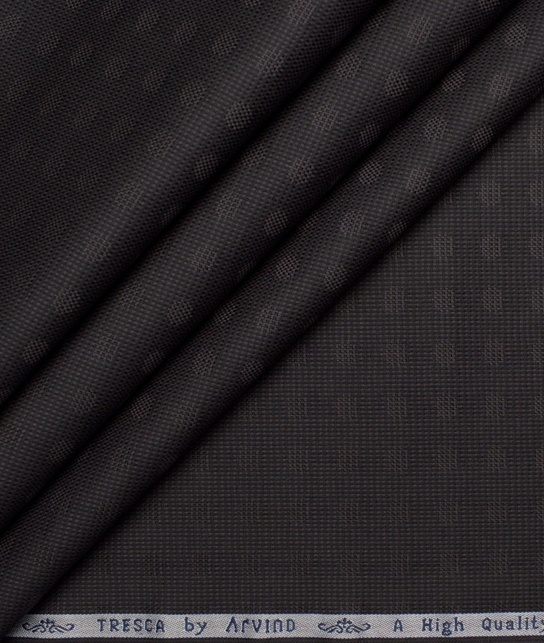Tresca by Arvind Giza Cotton Self Design Shirting Fabric (Dark Brown) Tresca by Arvind Giza Cotton Self Design Shirting Fabric (Dark Brown)