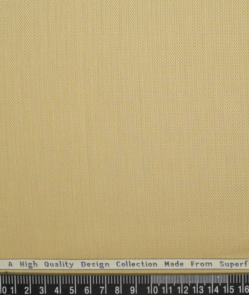 Tresca by Arvind  Giza Cotton Structured Shirting Fabric (Mustard Yellow)