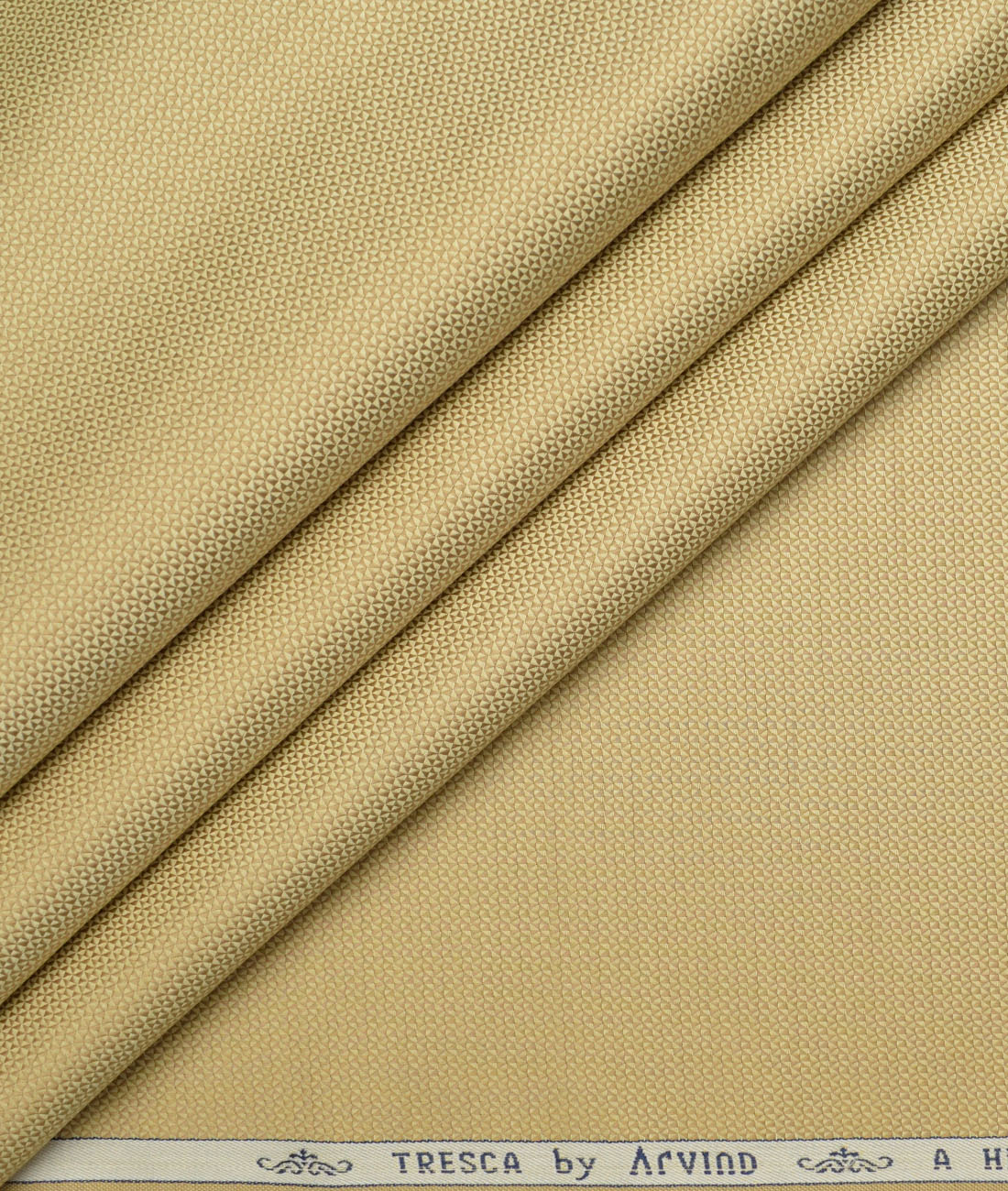 Tresca by Arvind Giza Cotton Structured Shirting Fabric (Mustard Yellow) Tresca by Arvind Giza Cotton Structured Shirting Fabric (Mustard Yellow)
