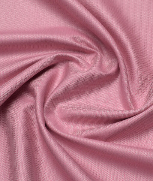Tresca by Arvind  Giza Cotton Structured Shirting Fabric (Pink)