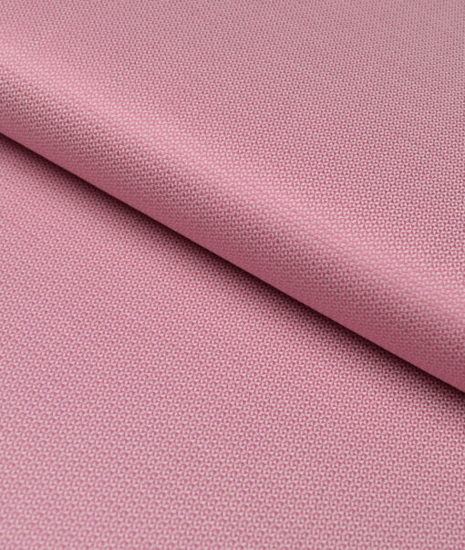 Tresca by Arvind  Giza Cotton Structured Shirting Fabric (Pink)