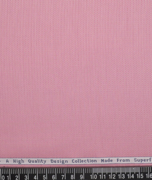 Tresca by Arvind  Giza Cotton Structured Shirting Fabric (Pink)