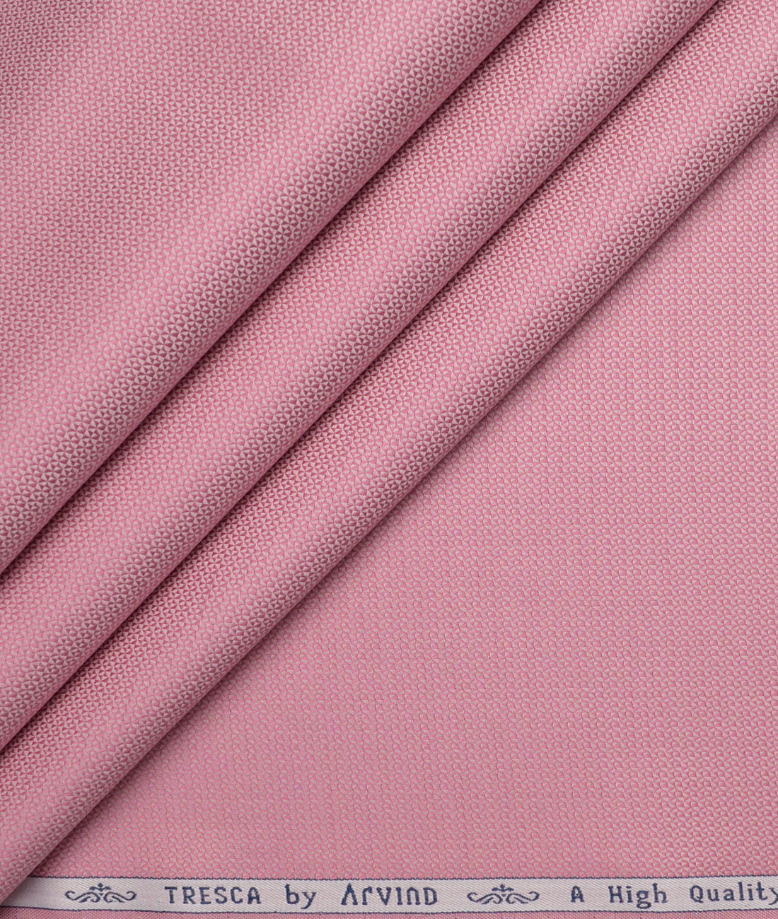 Tresca by Arvind Giza Cotton Structured Shirting Fabric (Pink) Tresca by Arvind Giza Cotton Structured Shirting Fabric (Pink)