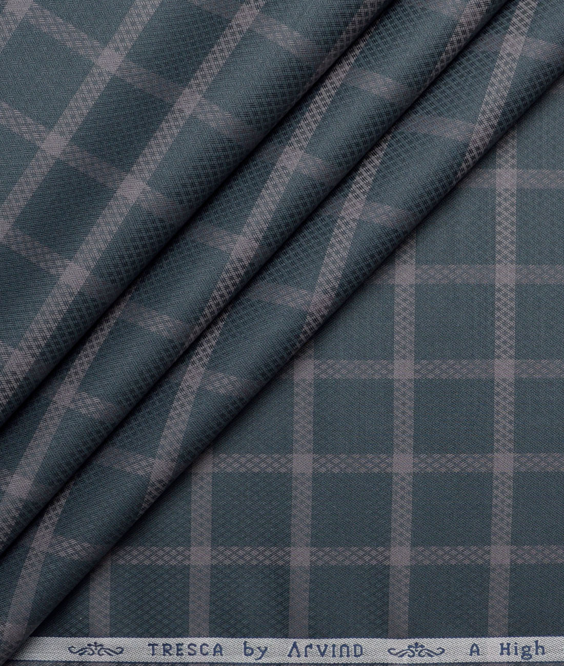 Tresca by Arvind Giza Cotton Checks Shirting Fabric (Dark Green) Tresca by Arvind Giza Cotton Checks Shirting Fabric (Dark Green)