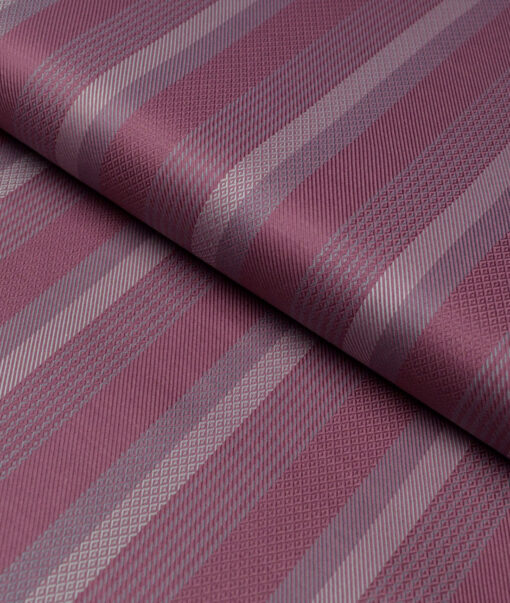 Tresca by Arvind  Giza Cotton Striped Shirting Fabric (Dark Mauve)