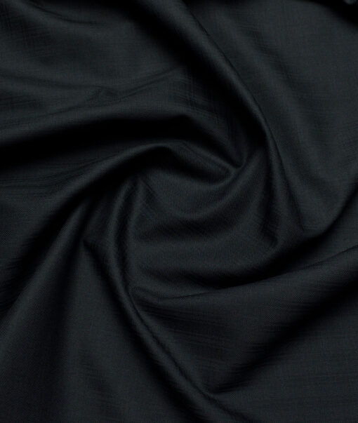 Georgia Gullini Italy  Checks Polyester Viscose Suiting Fabric (Dark Green)