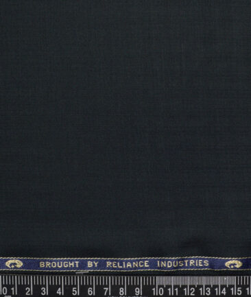 Georgia Gullini Italy  Checks Polyester Viscose Suiting Fabric (Dark Green)