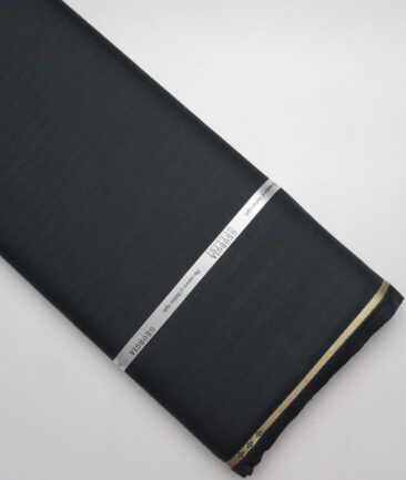 Georgia Gullini Italy  Checks Polyester Viscose Suiting Fabric (Dark Green)