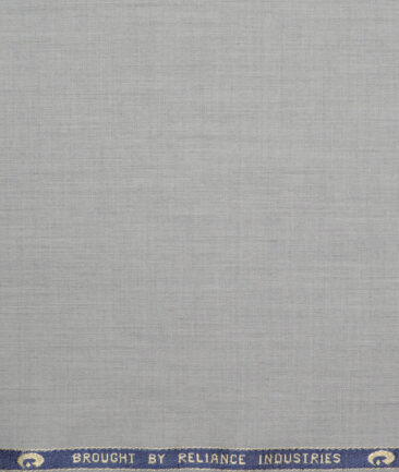 Georgia Gullini Italy  Self Design Polyester Viscose Suiting Fabric (Light Grey)