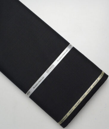Georgia Gullini Italy Super 100's Solids 30% Merino Wool Suiting Fabric (Black)