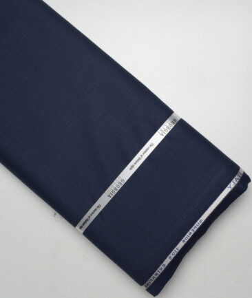 Georgia Gullini Italy Super 110's Solids 45% Merino Wool Suiting Fabric (Dark Blue)