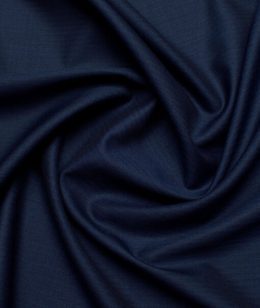 Georgia Gullini Italy Super 110's Striped 45% Merino Wool Suiting Fabric (Dark Royal Blue)
