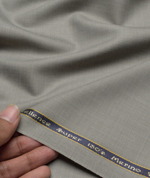 Georgia Gullini Italy Super 130's Solids 50% Merino Wool Suiting Fabric (Greige)