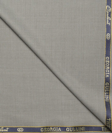 Georgia Gullini Italy Super 130's Solids 50% Merino Wool Suiting Fabric (Greige)