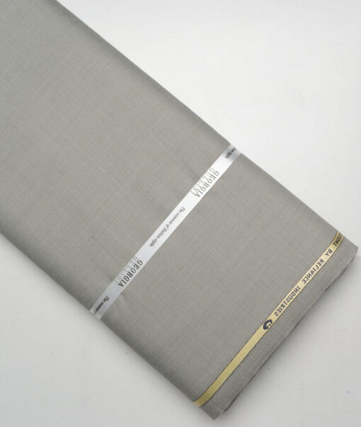 Georgia Gullini Italy Super 130's Solids 50% Merino Wool Suiting Fabric (Greige)