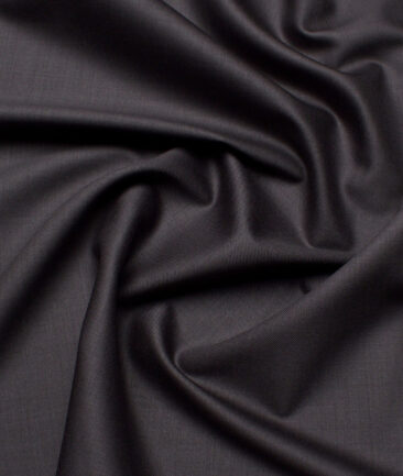 Georgia Gullini Italy Super 120's Solids 70% Merino Wool Suiting Fabric (Dark Grey)