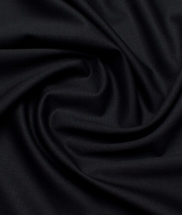 Georgia Gullini Italy Super 120's Structured 70% Merino Wool Suiting Fabric (Black)