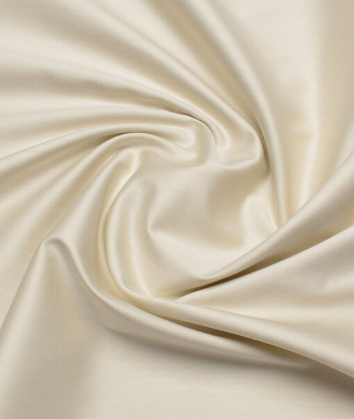 Soktas 2 Ply 120's Giza Cotton Solids Shirting Fabric (Beige)