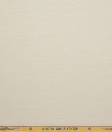 Soktas 2 Ply 120's Giza Cotton Solids Shirting Fabric (Beige)