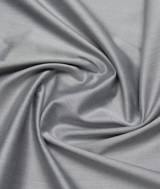 Soktas 2 Ply 120's Giza Cotton Solids Shirting Fabric (Grey)