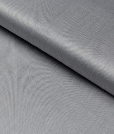 Soktas 2 Ply 120's Giza Cotton Solids Shirting Fabric (Grey)