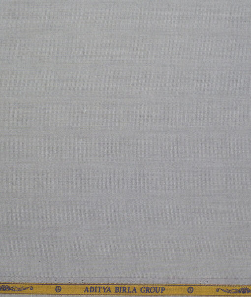 Soktas 2 Ply 120's Giza Cotton Solids Shirting Fabric (Grey)