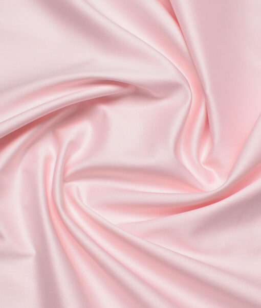 Soktas 2 Ply 120's Giza Cotton Solids Shirting Fabric (Pink)