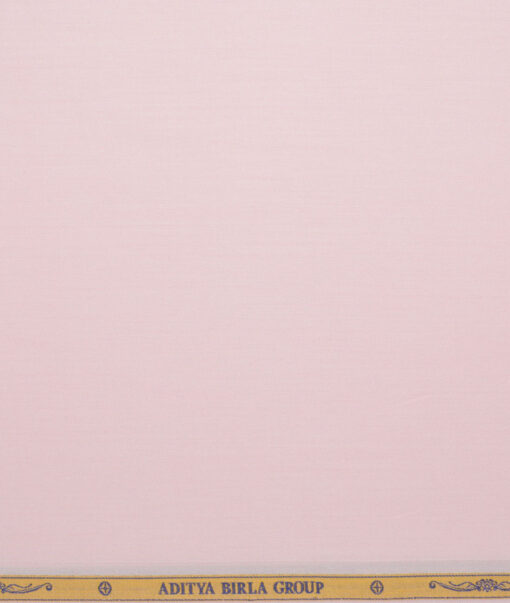 Soktas 2 Ply 120's Giza Cotton Solids Shirting Fabric (Pink)