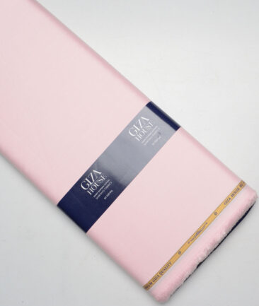 Soktas 2 Ply 120's Giza Cotton Solids Shirting Fabric (Pink)