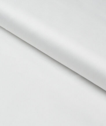 Soktas 2 Ply 120's Giza Cotton Solids Shirting Fabric (White)