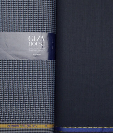 Combo of J.Hampstead Poly Wool Pant & Soktas Giza Cotton Shirt Fabric