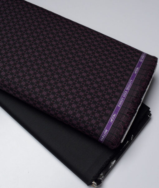Combo of Italian Channel Terry Rayon Pant & Soktas Giza Cotton Shirt Fabric - Image 2