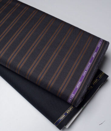 Combo of Reid & Taylor Poly Wool Pant & Soktas Giza Cotton Shirt Fabric - Image 2