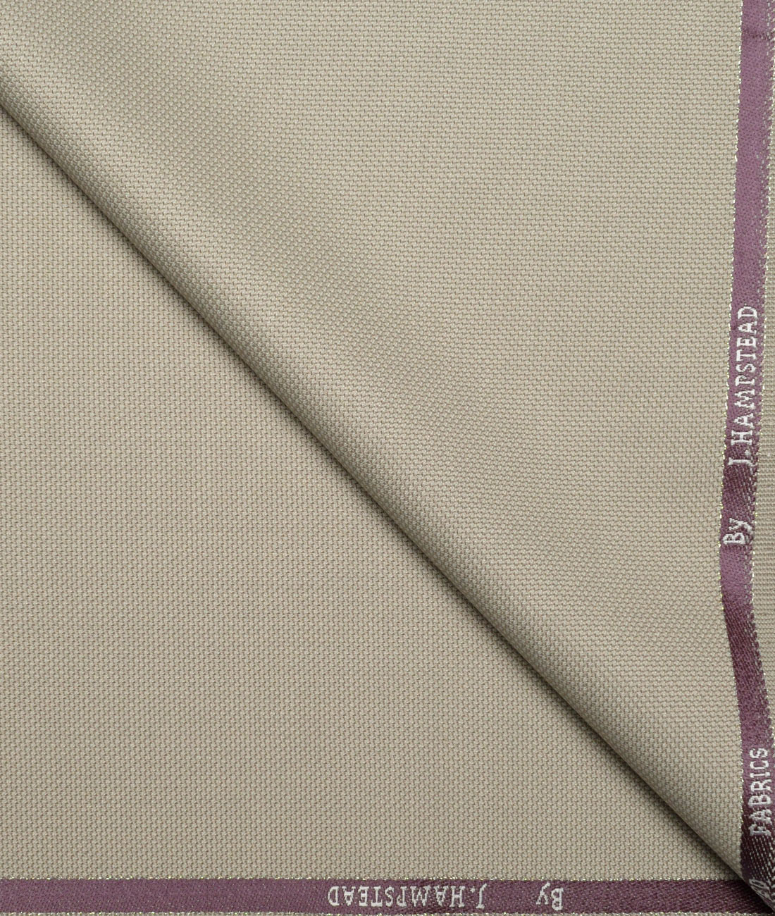 J.Hampstead Structured Polyester Viscose Suiting Fabric (Beige) J.Hampstead Structured Polyester Viscose Suiting Fabric (Beige)