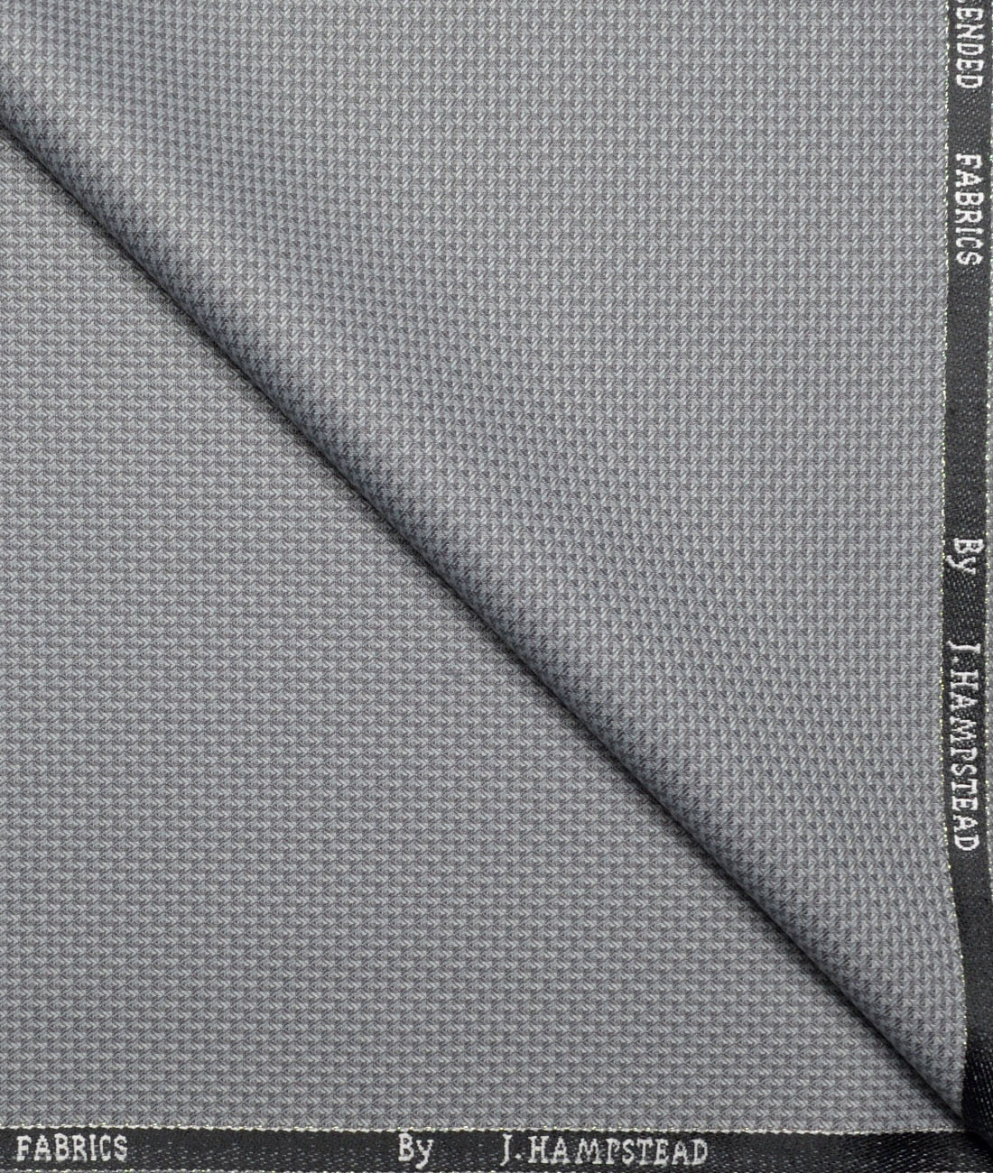 J.Hampstead Structured Polyester Viscose Suiting Fabric (Light Grey) J.Hampstead Structured Polyester Viscose Suiting Fabric (Light Grey)