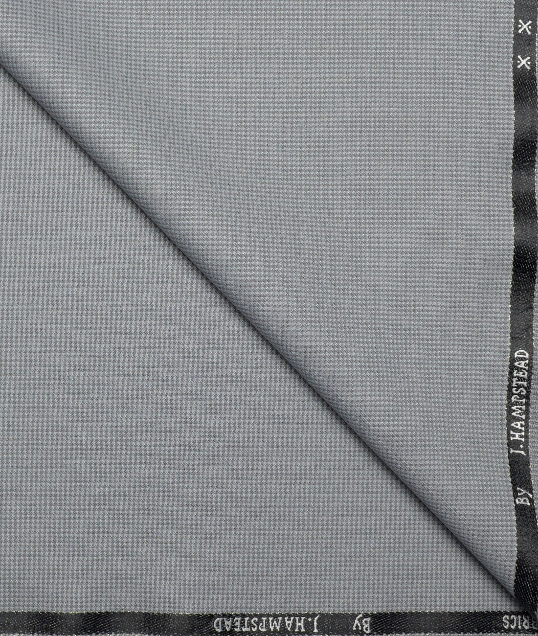 J.Hampstead Structured Polyester Viscose Suiting Fabric (Light Grey) J.Hampstead Structured Polyester Viscose Suiting Fabric (Light Grey)