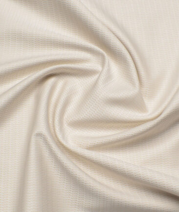 Tessitura Monti  Giza Cotton Structured Shirting Fabric (Beige)