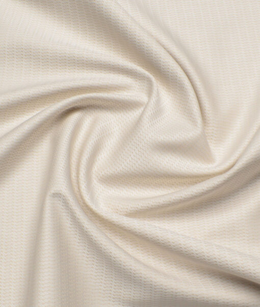 Tessitura Monti  Giza Cotton Structured Shirting Fabric (Beige)