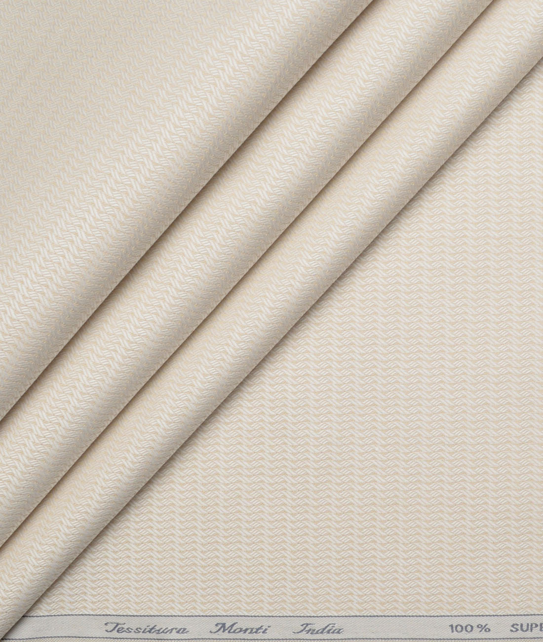 Tessitura Monti Giza Cotton Structured Shirting Fabric (Beige) Tessitura Monti Giza Cotton Structured Shirting Fabric (Beige)