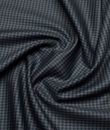 Tessitura Monti  Giza Cotton Structured Shirting Fabric (Dark Sea Green)