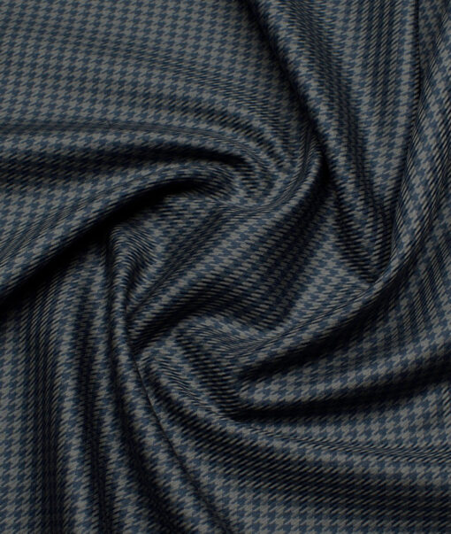 Tessitura Monti  Giza Cotton Structured Shirting Fabric (Dark Sea Green)