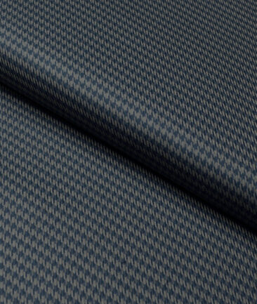 Tessitura Monti  Giza Cotton Structured Shirting Fabric (Dark Sea Green)