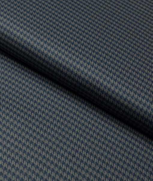 Tessitura Monti  Giza Cotton Structured Shirting Fabric (Dark Sea Green)